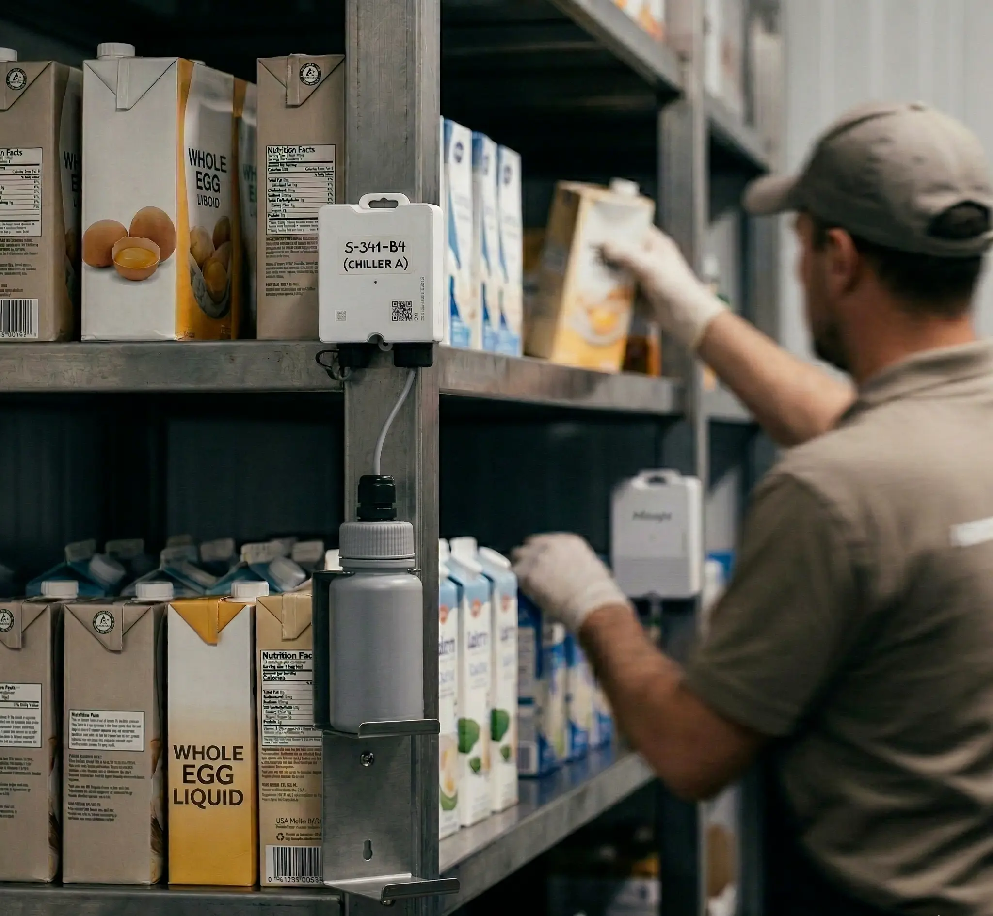Automated cold chain monitoring via IoT sensor installation