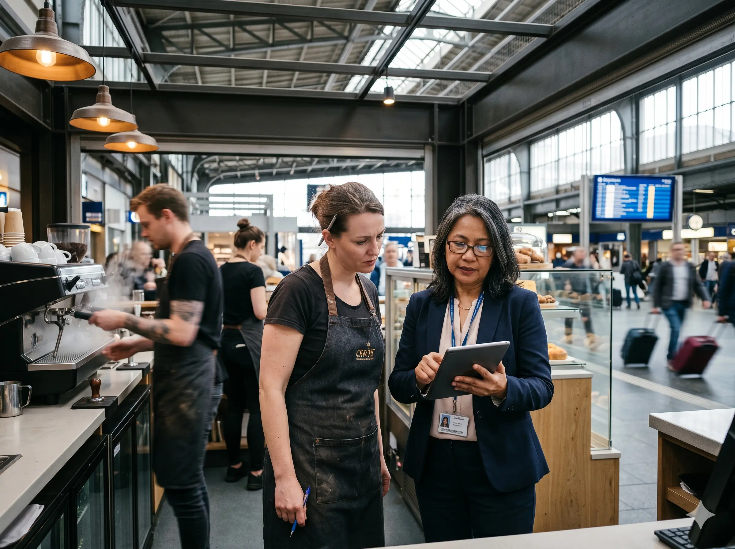Cross-site audit benchmarking as common ground for controls and actions across food service chains
