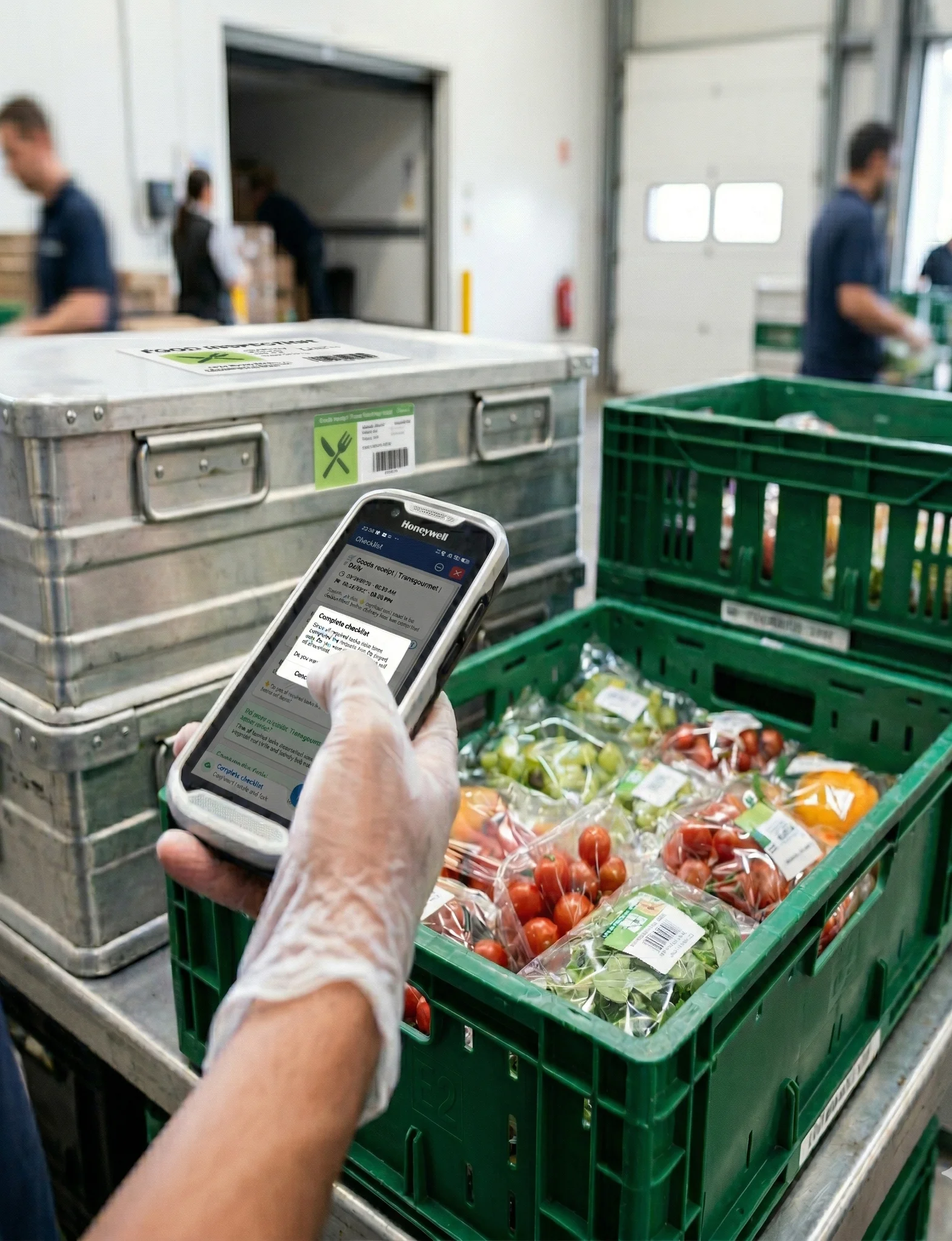 End-to-end documentation: auditable process control during goods receiving.