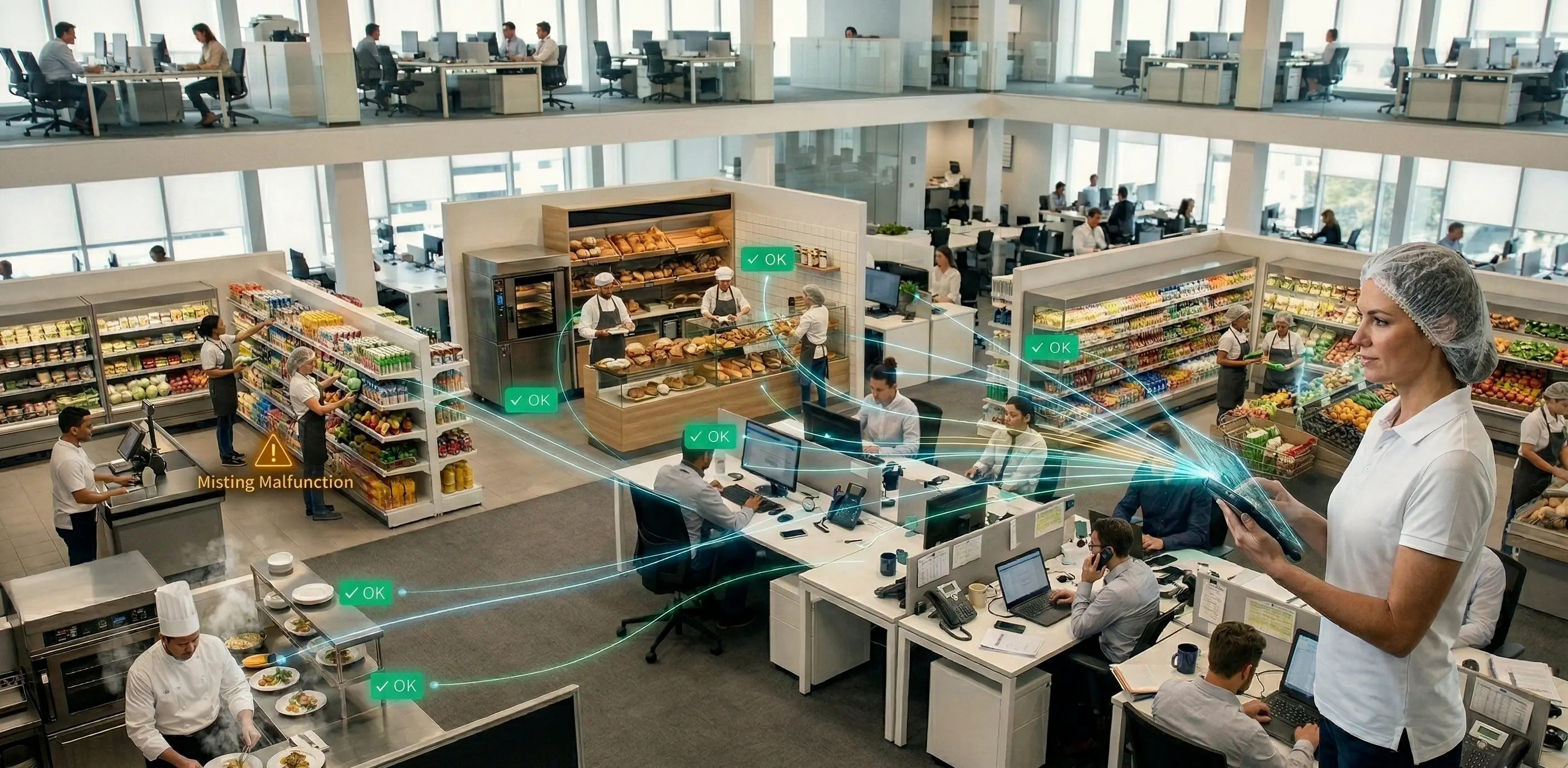 Digital quality assurance for multi-site structures with cross-location dashboard