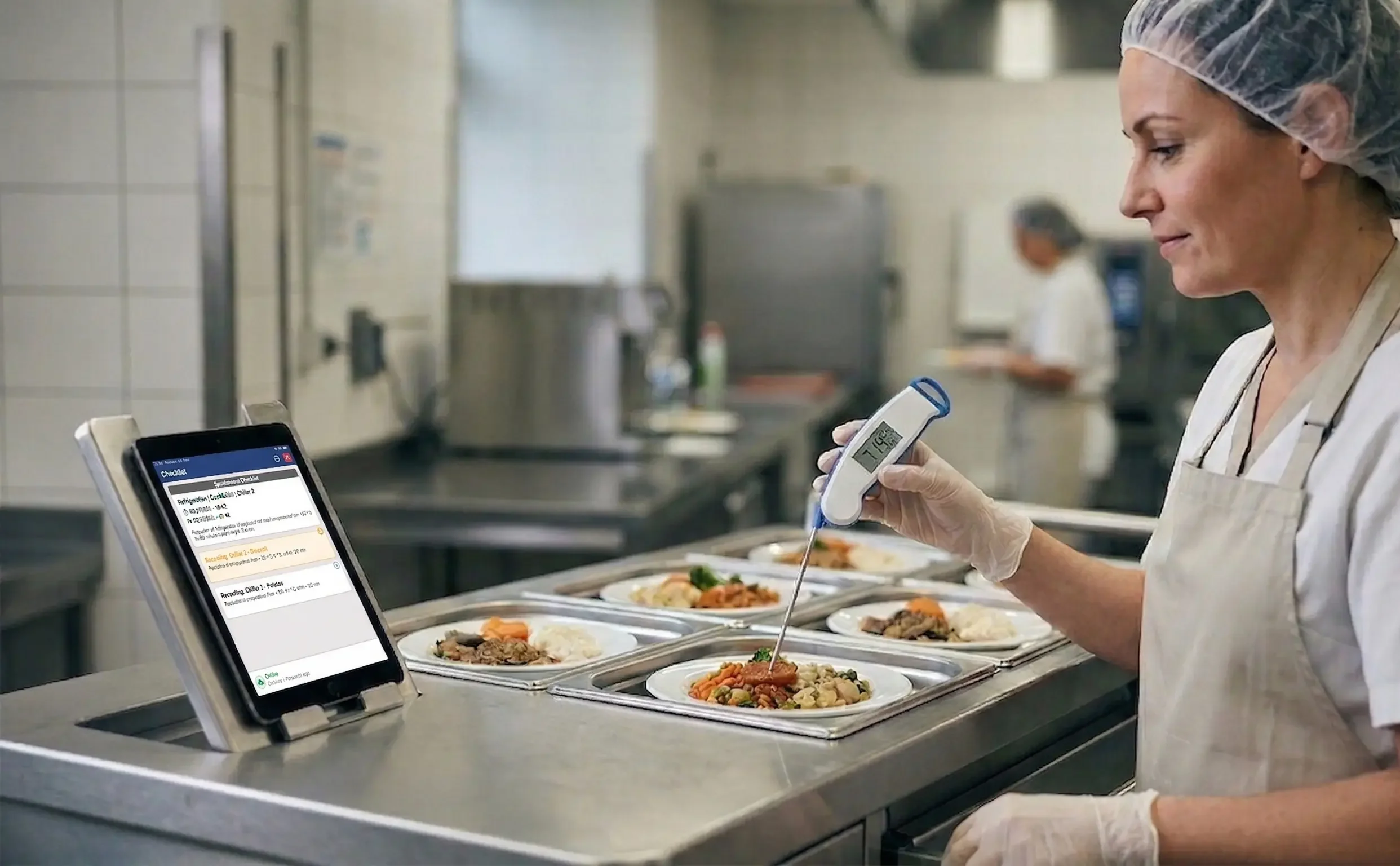 Food safety management in the kitchen of a healthcare facility