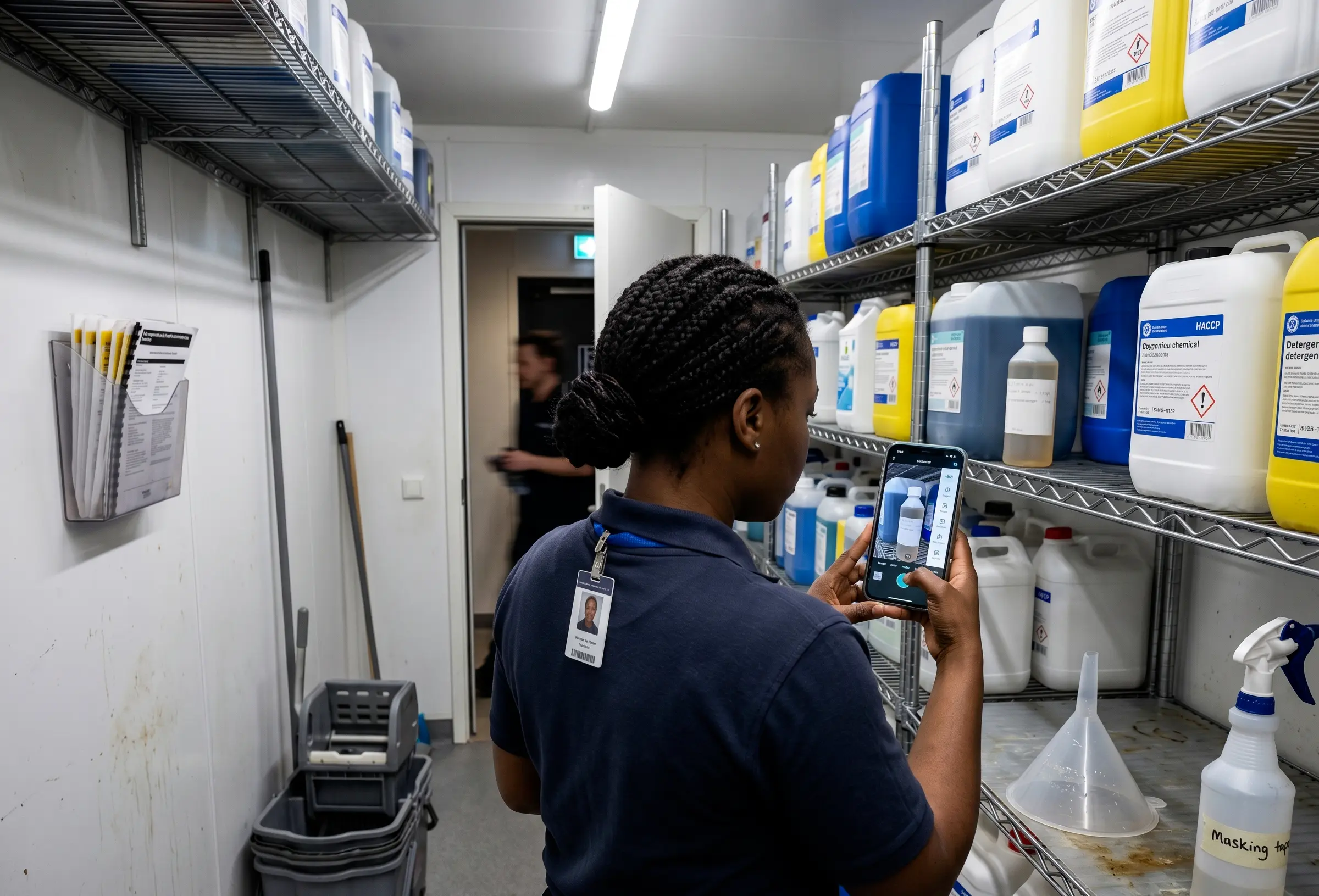 Audit in a peripheral zone: chemical storage as part of HACCP compliance